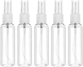 Flacons vaporisateurs vides de 100ml, mini bouteilles de voyage, flacons vaporisateurs portables en plastique transparent à brume fine, 5 pièces. DIAYTAR COTE D'IVOIRE est une boutique en ligne généraliste qui propose une large gamme de produits à ses clients, allant des vêtements et des accessoires aux produits électroniques et aux articles de maison. Avec sa vaste sélection de produits, la boutique répond aux besoins de tous les consommateurs, qu'ils soient à la recherche de produits de base ou de produits de luxe. De plus, la boutique offre des promotions et des réductions régulières, ce qui permet aux clients de faire des économies sur leurs achats.