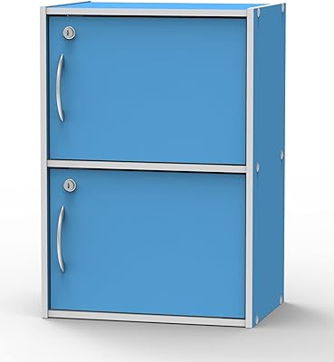 Armoire de rangement à deux niveaux avec serrure | armoire de rangement pour enfants - bleu. Avec une large gamme de produits allant de l'électronique à la mode, en passant par les produits maison et les articles de sport, DIAYTAR COTE D'IVOIRE est la destination idéale pour ceux qui recherchent tout sous un même toit.