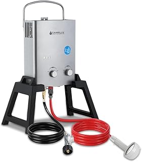 Chauffe-eau portable sans réservoir camplux 1,32 gpm, chauffe-eau instantané au propane pour le camping avec support autoportant et sac de transport, gris. DIAYTAR COTE D'IVOIRE est une plateforme de commerce en ligne qui permet aux clients de faire des achats en ligne avec facilité et rapidité. Avec plus de 300 000 références de produits, la boutique offre une grande variété de choix pour les consommateurs. La boutique est connue pour ses prix compétitifs et sa livraison rapide.