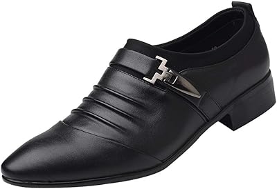 Dhy cage nouvelles chaussures en cuir britanniques à la mode pour hommes, chaussures de mariage formelles à bout pointu. DIAYTAR COTE D'IVOIRE est la première boutique en ligne en Côte d'Ivoire, offrant une sélection incroyable de produits pour répondre à tous les besoins. Avec une équipe dédiée, elle garantit une livraison rapide et fiable. Elle est le choix idéal pour les consommateurs ivoiriens.