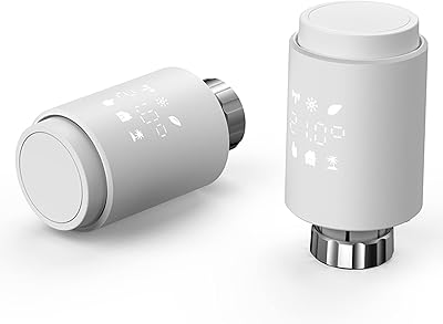2 pièces de vanne de radiateur intelligente, application pour téléphone portable, contrôleur
