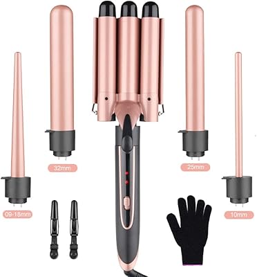Jeunesse baguette à friser 5 en 1, ensemble de fer à friser 5 en 1 avec 3 barils à friser pour femmes, baguette à cheveux à chauffe rapide pour tous les types de cheveux. La boutique DIAYTAR COTE D'IVOIRE offre une large gamme de produits, allant des produits alimentaires aux équipements ménagers, en passant par les accessoires de mode et les produits électroniques. Avec une telle diversité, les clients peuvent trouver tout ce dont ils ont besoin sous un même toit.
