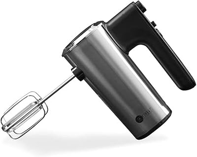 Mélangeur à main japonais afra, acier inoxydable, 5 vitesses, réglages turbo, batteurs