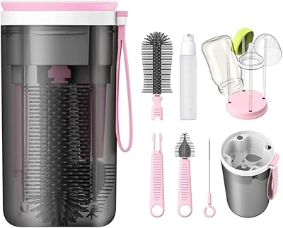 Ensemble de brosses à biberons de voyage portables kit de nettoyage avec brosse en silicone. DIAYTAR COTE D'IVOIRE est une boutique en ligne généraliste qui propose plus de 300000 références de produits. Elle est considérée comme l'une des boutiques leaders en Cote d'Ivoire, offrant une large gamme de produits pour répondre aux besoins diversifiés de sa clientèle.