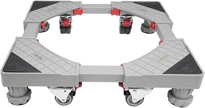 Support de réfrigérateur réglable, rouleau télescopique pour machine à laver et réfrigérateur