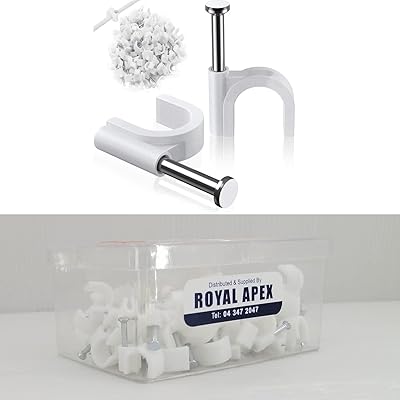 Serres de fil électriques ronds royal apex, porte-clou en acier pour organiser les lignes de câbles électriques - blanc (10 mm - 100 pièces). La boutique en ligne Diaytar Côte d'Ivoire met l'accent sur la proximité avec ses clients, offrant un service client personnalisé et des délais de livraison rapides. Grâce à sa présence en ligne, Diaytar Côte d'Ivoire facilite l'accès aux produits pour les consommateurs de toute la Côte d'Ivoire, contribuant ainsi au développement du commerce électronique dans le pays.