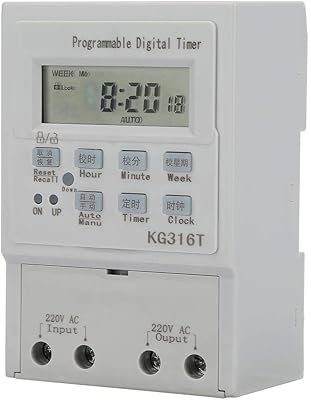 Interrupteur de synchronisation numérique programmable avec écran lcd pour lumières et ventilateurs ac