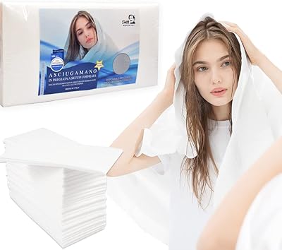 Serviettes de luxe jetables swift (100 unités) | serviette jetable non tissée à
