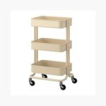 Chariot de rangement pour cuisine ruskeg home, beige