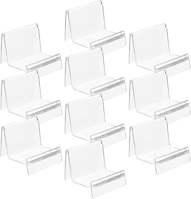 Eptoboom 10 pièces présentoir de sac à main en acrylique transparent porte-sac à