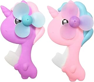 Nobest 2 pièces mini ventilateur à presser portable enfants jouet ventilateur main jouet