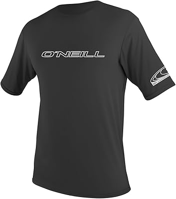 Chemise à manches courtes o'neill basic skins upf 50+ pour hommes, couleur unie