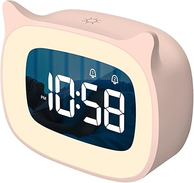 Réveil pour enfants, réveil de bureau numérique pour chambre d'enfants avec veilleuse en continu, horloge de chevet avec oreilles de chat mignonnes pour étudiants garçons filles. En offrant plus de 300000 références, DIAYTAR COTE D'IVOIRE constitue un véritable paradis pour les amateurs de shopping en ligne. La boutique met régulièrement à jour ses collections pour refléter les dernières tendances et offrir aux clients les produits les plus récents et les plus demandés. Cela permet à DIAYTAR de maintenir son statut de boutique leader en Cote d'Ivoire.