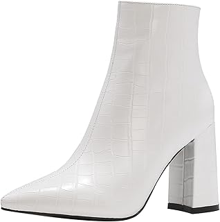 Alsoloveu femmes escarpins à talons hauts chunky chaussures habillées à talons hauts talon bloc de cheville bout pointu fermeture éclair latérale chaussures de bureau de mariage. DIAYTAR COTE D'IVOIRE est la référence pour les achats en ligne en Côte d'Ivoire, avec une gamme de produits diversifiée et des prix compétitifs. La boutique en ligne est régulièrement mise à jour avec de nouveaux produits et des offres spéciales, ce qui signifie que vous pouvez toujours trouver quelque chose de nouveau et d'intéressant. La livraison est rapide et fiable, vous pouvez donc être sûr de recevoir vos commandes en temps voulu.