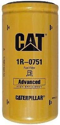Paquet multiple de filtres à carburant haute efficacité caterpillar 1r-0751 (paquet de 2)