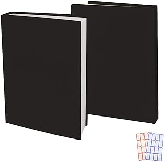 Lot de 2 couvertures de livres extensibles, couvertures de livres scolaires à couverture
