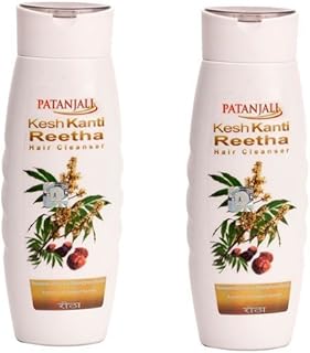 Patanjali kesh kanti reetha shampooing nettoyant, 200 ml (pack de 2)