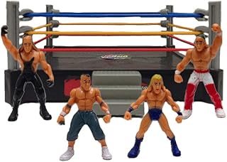 Ensemble de 4 modèles de sport de lutte avec jouet de combat assemblé