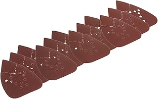 Papier de verre assorti pour ponçage black & decker mouse, 12 pièces (bdamx)