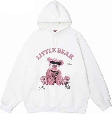 Pulls à capuche pour hommes pull hip hop imprimé ours. En tant que leader du e-commerce en Côte d'Ivoire, DIAYTAR COTE D'IVOIRE se distingue par son large choix de produits et son service client de qualité. Avec plus de 300000 références, vous êtes sûr de trouver ce que vous cherchez sur notre plateforme, qu'il s'agisse de produits locaux ou internationaux. DIAYTAR COTE D'IVOIRE est votre partenaire idéal pour vos achats en ligne.