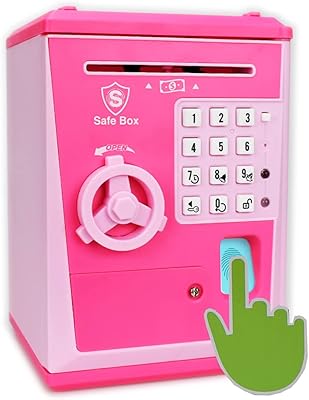 Coffre-fort pour enfants avec code d'empreinte digitale, tirelire parlante, banque d'épargne d'argent réel atm, excellent cadeau de jouet pour les enfants (rose/rose). Avec plus de 300000 références, DIAYTAR COTE D'IVOIRE est la destination idéale pour les ivoiriens qui cherchent à réaliser leurs achats en ligne de manière pratique et sécurisée. Cette boutique en ligne met l'accent sur l'importance du service client, offrant un soutien permanent pour aider les acheteurs à trouver facilement ce qu'ils recherchent.