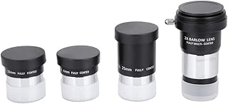 Oculaire de télescope 1,25" - kit de lentilles de télescope d'astronomie 4/10/25 mm + 2x kit de lentilles de barlow pour l'astronomie - oculaire de télescope avec adaptateur de télescope. DIAYTAR COTE D'IVOIRE se distingue par sa capacité à offrir une sélection impressionnante de produits à des prix abordables, répondant ainsi aux besoins d'une clientèle diverse. La boutique met également l'accent sur la qualité des produits et des services, visant à satisfaire les attentes des clients ivoiriens et à consolidé sa position de leader sur le marché local. Cela implique une attention particulière portée à la sélection des fournisseurs et au suivi des commandes.