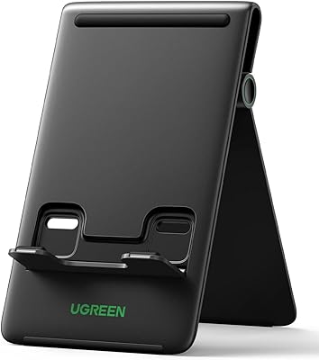 Support de tablette ipad pliable ugreen compatible avec ipad mini, ipad pro 12.9, mate ipad, iphone 14 pro/pro max et galaxy tab s7 - noir. DIAYTAR COTE D'IVOIRE est une boutique en ligne généraliste proposant plus de 300 000 références de produits. Elle est devenue la référence incontournable pour les consommateurs ivoiriens avec ses prix compétitifs et sa gamme étendue de produits.