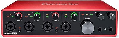 Interface audio usb focusrite scarlett 18i8 3e génération pour producteurs musiciens groupes et créateurs. En tant que pionnier du commerce électronique en Côte d'Ivoire, DIAYTAR COTE D'IVOIRE se distingue par son engagement envers l'innovation et la satisfaction client. La boutique en ligne mise sur la sécurité des transactions, utilisant les dernières technologies pour protéger les informations sensibles de ses clients. Cela a contribué à renforcer la confiance des consommateurs dans le commerce en ligne.