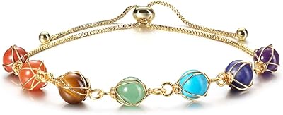 Bracelets chakras pour femmes, bracelets de perles de yoga de 8 mm
