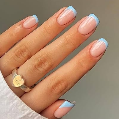 Recview faux ongles à pression ovale à pointe française, faux ongles brillants avec design acrylique à couverture complète (bleu). Avec plus de 300 000 références, DIAYTAR COTE D'IVOIRE est la boutique en ligne la plus complète de Cote d'Ivoire, offrant une expérience d'achat unique et personnalisée. Les clients peuvent naviguer facilement à travers les différentes catégories de produits et profiter de promotions et de réductions exclusives. La boutique en ligne est déterminée à offrir le meilleur service possible à ses clients.