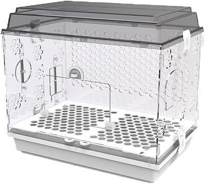 Grande cage à oiseaux en acrylique pour oiseaux, cage à oiseaux portable d'extérieur transparente pour l'hiver, fournitures pour oiseaux perroquet (rose) (gris). La boutique DIAYTAR COTE D'IVOIRE se distingue par son choix immense de produits, allant des articles de puériculture aux électroménagers. Avec une telle variété, les clients peuvent comparer et acheter les produits qui leur conviennent le mieux. L'équipe de DIAYTAR COTE D'IVOIRE s'efforce de proposer les meilleures offres et promotions.