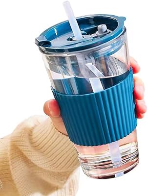Tasse à café en verre réutilisable bananahome avec paille pop-up et trou pour siroter, bouteille d'eau portable, tasse de voyage, gobelet en verre anti-fuite à emporter avec manchon en silicone, sans bpa 17oz/500ml (bleu ciel). DIAYTAR COTE D'IVOIRE, la boutique en ligne leader en Côte d'Ivoire, propose plus de 300 000 références pour répondre à tous vos besoins. Vous pouvez trouver des produits de qualité à des prix compétitifs, allant de l'électronique à la mode en passant par les produits alimentaires. Avec DIAYTAR, faites des économies et bénéficiez d'une expérience d'achat en ligne unique.