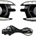 2 pièces voiture led feux diurnes drl clignotants pour mitsubishi pajero sport montreux