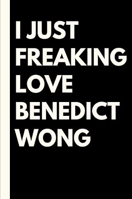 J'adore benedict wong : carnet de notes ligné, cadeau d'anniversaire pour les amoureux