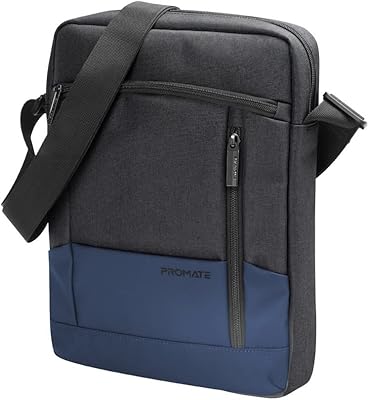 Sac à bandoulière promate, sac à main élégant pour tablette et ordinateur portable