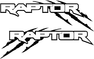 Kit d'autocollants graphiques asap ford f150 raptor (noir mat, 32" x 11")