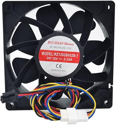 Ventilateur minier pour antminer s19/s17+/t17/s9/s19j miner avalon 1246/1166/1146/1126, roulements à billes 6500 tr/min