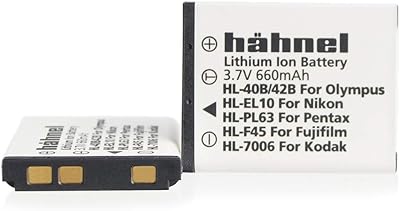 Remplacement de la capacité des appareils photo numériques nikon pour nikon en-el10 720mah