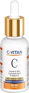Sérum facial professionnel sin-vitan avec vitamine c 20 %, acide hyaluronique et vitamine