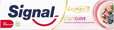 Dentifrice signal complete 8 nature elements pour soulager rapidement la sensibilité, clou de girofle et zinc pour la protection bactérienne, 75 ml. En tant que leader du marché ivoirien, Diaytar Cote d'Ivoire se distingue par sa garantie de qualité, ses prix compétitifs et sa livraison rapide pour offrir une expérience d'achat en ligne sans pareil à ses clients.