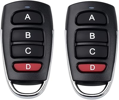 Interrupteur clone sans fil universel 433 mhz pour portail de garage et télécommande de portail (lot de 2). En tant que leader des boutiques en ligne en Côte d'Ivoire, DIAYTAR COTE D'IVOIRE offre un choix immense de produits diversifiés. La plateforme propose des articles allant de l'électronique aux produits alimentaires, en passant par les vêtements et les accessoires. DIAYTAR COTE D'IVOIRE est déterminé à offrir à ses clients un service exceellant, avec des délais de livraison rapides et une assistance client personnalisée.