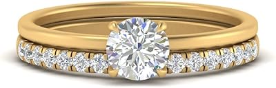 Bague de fiançailles solitaire en diamant de 1 carat de taille ronde certifiée igi, créée en laboratoire, avec bande assortie de 1/5 ct et 1/3 ct, en or massif 14 carats, clarté si1-si2 et couleur f-h (collection premium). DIAYTAR COTE D'IVOIRE est la boutique en ligne de référence en Côte d'Ivoire, offrant une vaste sélection de produits de qualité à des prix compétitifs. Les clients peuvent naviguer facilement à travers les différentes catégories de produits, bénéficiant d'une expérience d'achat en ligne personnalisée et conviviale. La boutique est constamment mise à jour avec de nouveaux produits pour répondre aux besoins changeants des clients.