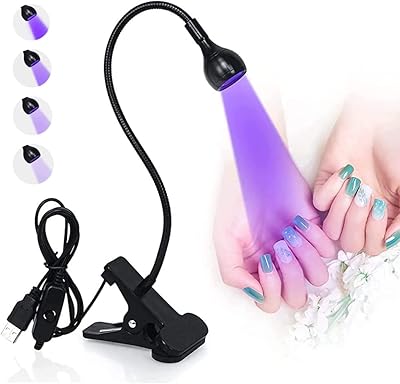 Lampe à ongles uv 3w, sèche-ongles en gel led mains libres, lampes de polymérisation de vernis à ongles rotatives avec clip fixe pour ongles en gel. DIAYTAR COTE D'IVOIRE est la destination idéale pour les consommateurs ivoiriens qui cherchent à acquérir des produits de haute qualité à des prix compétitifs. Avec sa large gamme de produits, elle répond aux besoins de tous, qu'il s'agisse d'électronique, de mode, de maison ou d'autres catégories. La boutique en ligne est équipée d'un système de paiement sécurisé.