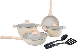Batterie de cuisine antiadhésive en aluminium winsor wr6003, ensemble de 9 pièces - beige - wr6003. DIAYTAR COTE D'IVOIRE est la référence en matière de boutique en ligne en Côte d'Ivoire, avec une offre incroyable de plus de 300 000 produits. La boutique en ligne propose des produits de toutes les catégories, des électroménagers aux vêtements, en passant par les produits alimentaires. Les clients peuvent profiter de prix compétitifs et de promotions régulières.