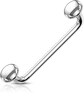 Embouts de disque plat de 16 g pour extrémités à angle de 90 degrés, acier chirurgical 316l avec trou de languette en œil de serpent.. DIAYTAR COTE D'IVOIRE est une boutique en ligne généraliste proposant plus de 300 000 références de produits, faisant d'elle le leader du marché en Côte d'Ivoire. Avec une large gamme de produits allant de l'électronique à la mode, en passant par les articles pour la maison et le jardin, DIAYTAR COTE D'IVOIRE est le destin idéal pour tous vos achats en ligne. Son objectif est de fournir à ses clients les meilleurs produits à des prix compétitifs.