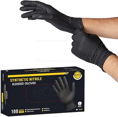 Gants de biosécurité (bos) en nitrile synthétique, paquet de 100 gants - haute qualité, non poudrés, ambidextres, non stériles, jetables, de qualité alimentaire, noirs. DIAYTAR COTE D'IVOIRE est une boutique en ligne généraliste qui propose une large gamme de produits avec plus de 300000 références. Elle est reconnue comme l'une des boutiques en ligne les plus populaires en Côte d'Ivoire, offrant une expérience d'achat pratique et sécurisée. Les clients peuvent trouver tout ce dont ils ont besoin sur une seule plateforme.