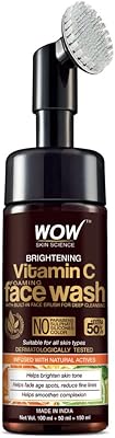 Nettoyant moussant éclaircissant pour le visage wow à la vitamine c avec brosse nettoyante en profondeur intégrée, 150 ml. La boutique en ligne DIAYTAR COTE D'IVOIRE offre une expérience d'achat unique et personnalisée à ses clients. Avec une interface utilisateur facile à utiliser et des fonctionnalités de recherche avancées, les clients peuvent trouver facilement ce qu'ils cherchent. DIAYTAR COTE D'IVOIRE est la référence pour les achats en ligne en Cote d'Ivoire.
