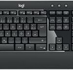 Combo clavier et souris sans fil avancés logitech mk540 pour windows, qwertz noir
