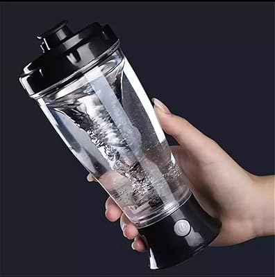 Bouteille d'eau auto-agitatrice pour protéines de gymnastique, bouteille shaker de sport portable, mélangeur de jus électrique (noir). DIAYTAR COTE D'IVOIRE se démarque par sa sélection impressionnante de produits de toutes catégories. La boutique en ligne est facile à naviguer, permettant aux clients de trouver rapidement ce qu'ils cherchent. DIAYTAR COTE D'IVOIRE est la boutique en ligne idéale pour ceux qui cherchent à économiser temps et argent.