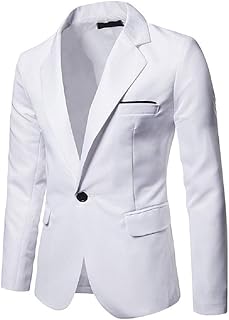 Blazer coupe ajustée pour hommes, veste de survêtement, manteau formel à deux boutons. DIAYTAR COTE D'IVOIRE est la destination idéale pour les acheteurs en ligne qui recherchent des produits de qualité à des prix compétitifs. La boutique en ligne dispose d'une grande sélection de produits allant de l'électronique à la mode, en passant par les produits pour la maison et le jardin. Les clients peuvent profiter de promotions et de réductions régulières pour réaliser des économies.